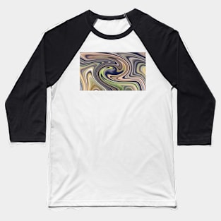 Nature's Illusions- Pastel Swirls Baseball T-Shirt